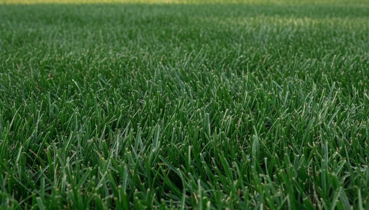 Close-up of freshly mowed vibrant green lawn by Chop Chop Landscaping in Highland Park, IL